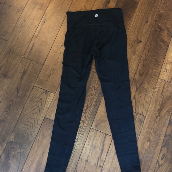 black high rise athletic leggings - Picture 2 of 4